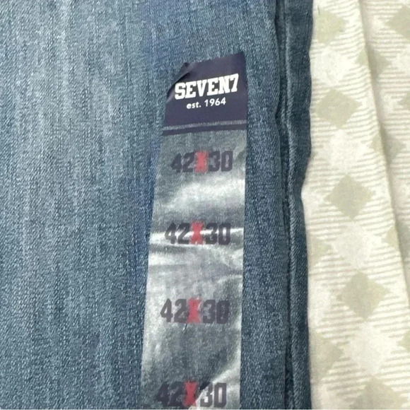 Seven7 Able Men's Slim Straight Denim Jeans Adaptive Pants Size 42W 30L 42x30 - Picture 9 of 9